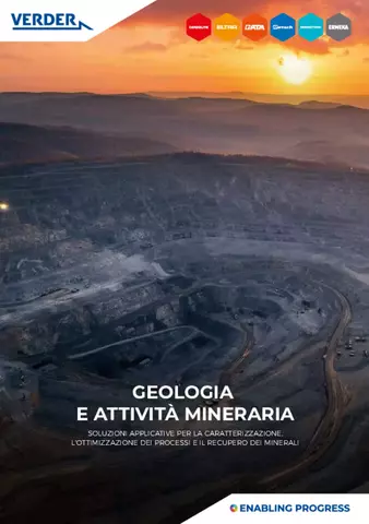 FLYER: Mining and geology:Application solutions for characterization.Process optimization and recovery of minerals.