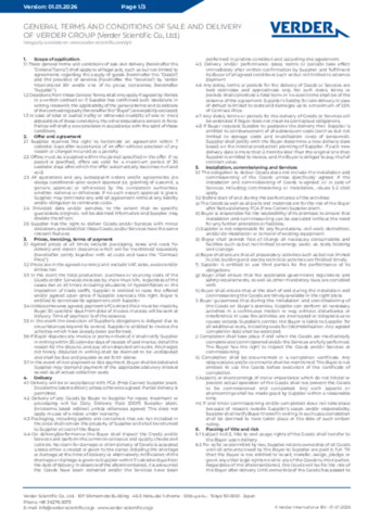General Terms and Conditions