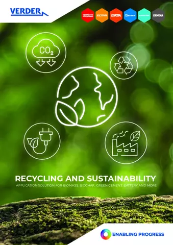 FLYER: Application solution for biomass, biochar, green cement, battery and more